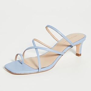 [SOLD OUT STYLE] Villa Rouge Strappy Blue Heeled Sandals